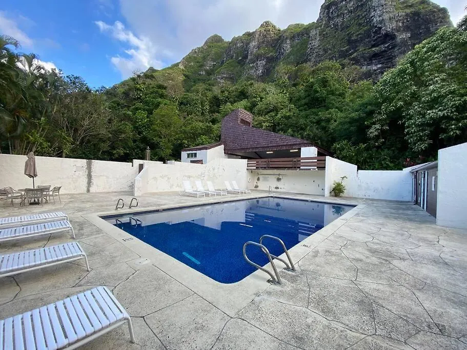 Tatil Evi Oceanview Condo With Loft & Ac Kaaawa ABD